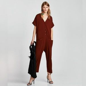 Zara knit jumpsuit